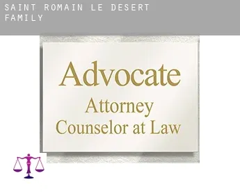 Saint-Romain-le-Desert  family