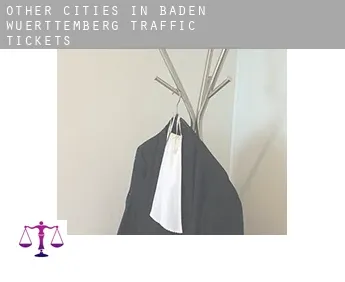 Other cities in Baden-Wuerttemberg  traffic tickets