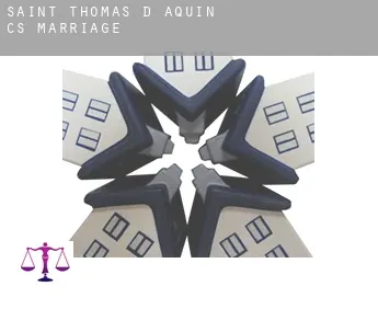 Saint-Thomas-d'Aquin (census area)  marriage