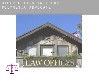 Other cities in French Polynesia  advocate