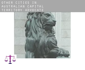 Other cities in Australian Capital Territory  advocate