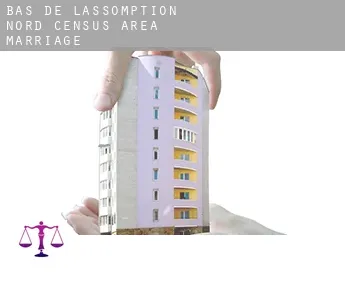 Bas-de-L'Assomption-Nord (census area)  marriage