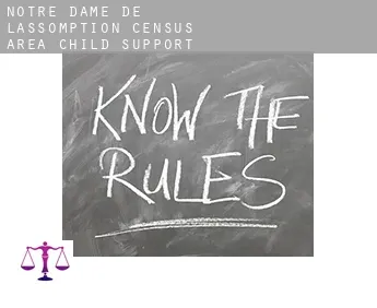Notre-Dame-de-l'Assomption (census area)  child support