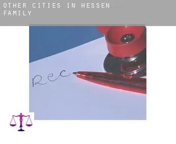 Other cities in Hessen  family