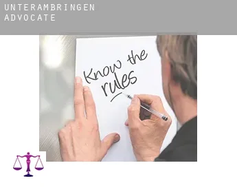 Unterambringen  advocate