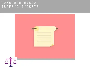 Roxburgh Hydro  traffic tickets